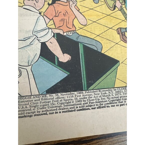 Archie Comics Reggie And Me #38 November 1969 Bagged Boarded Vintage Comics - Picture 6 of 8